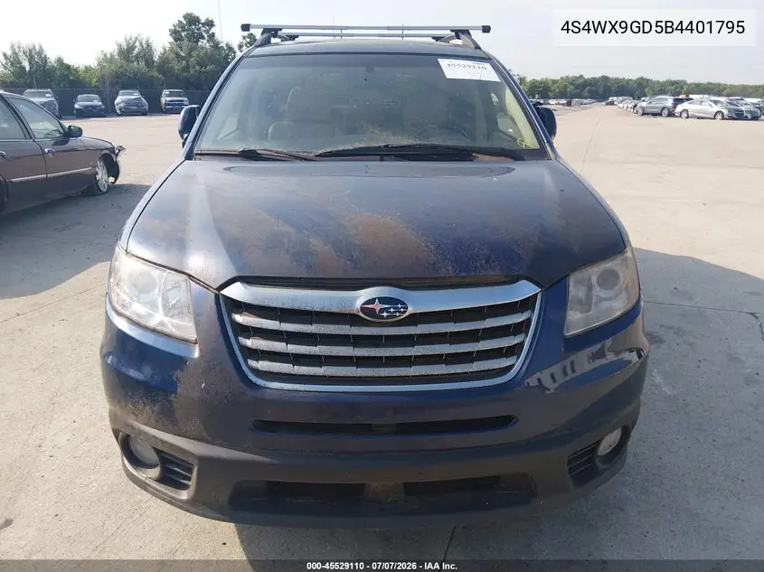 2011 Subaru Tribeca 3.6R Limited VIN: 4S4WX9GD5B4401795 Lot: 45529110