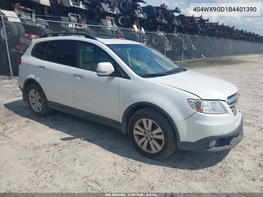 2011 Subaru Tribeca 3.6R Limited VIN: 4S4WX9GD1B4401390 Lot: 45551565