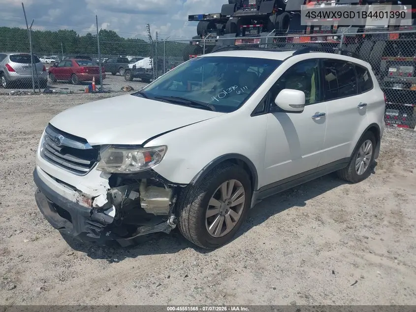 2011 Subaru Tribeca 3.6R Limited VIN: 4S4WX9GD1B4401390 Lot: 45551565