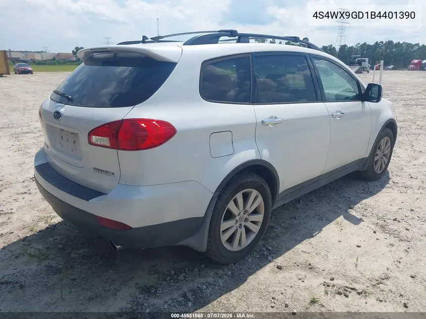 2011 Subaru Tribeca 3.6R Limited VIN: 4S4WX9GD1B4401390 Lot: 45551565