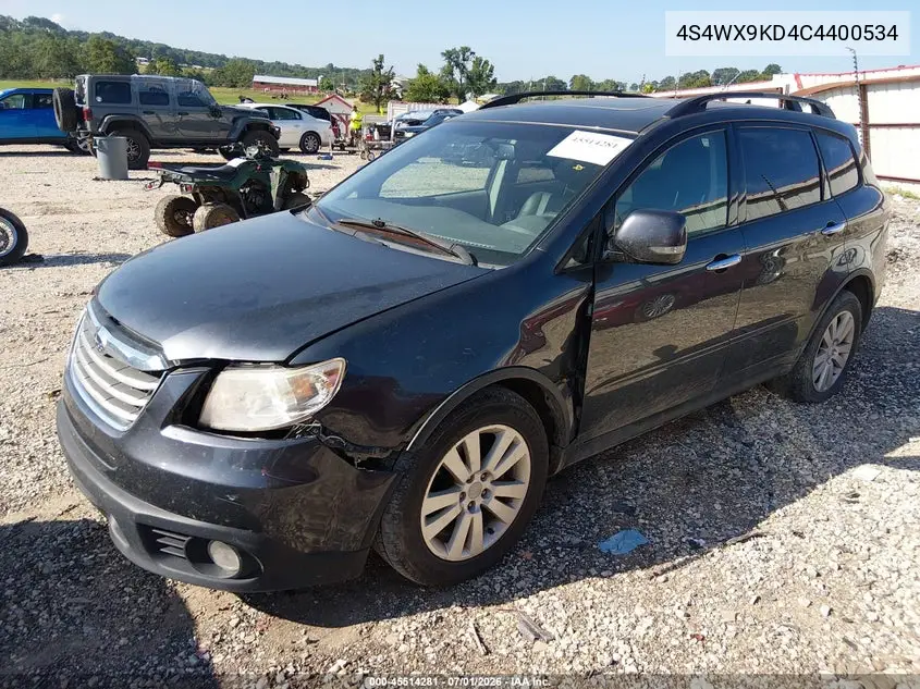 2012 Subaru Tribeca 3.6R Limited VIN: 4S4WX9KD4C4400534 Lot: 45514281