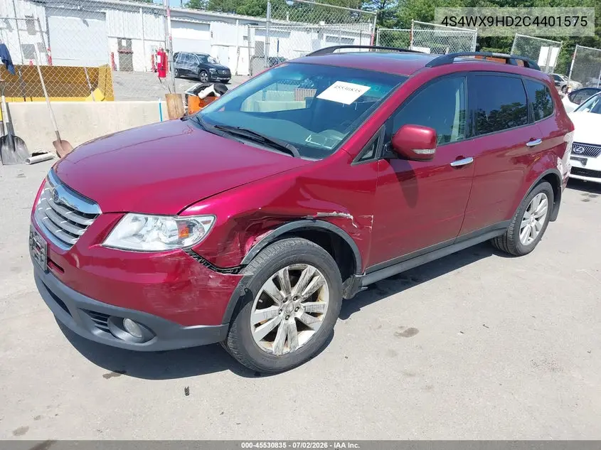 2012 Subaru Tribeca 3.6R Limited VIN: 4S4WX9HD2C4401575 Lot: 45530835