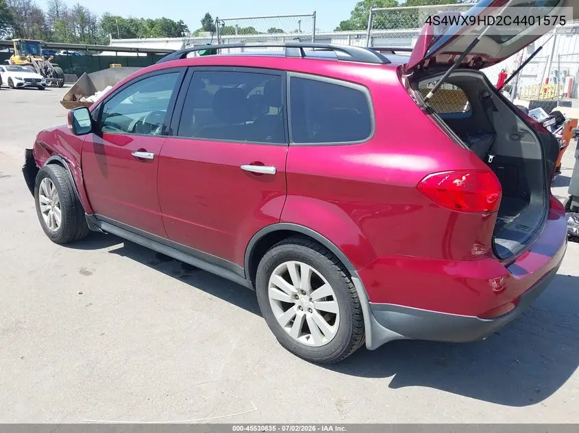2012 Subaru Tribeca 3.6R Limited VIN: 4S4WX9HD2C4401575 Lot: 45530835