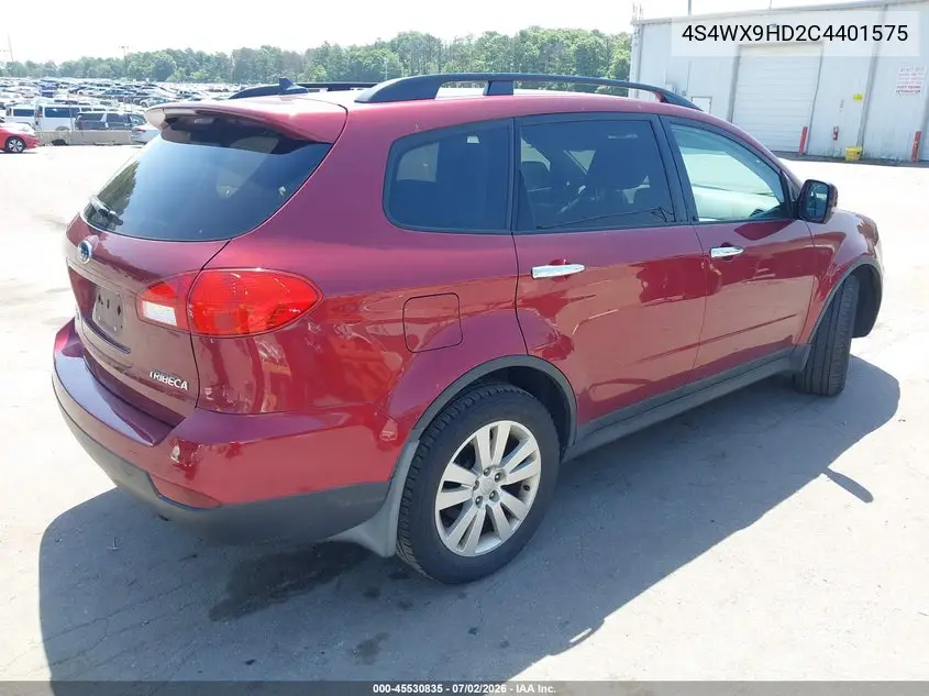 2012 Subaru Tribeca 3.6R Limited VIN: 4S4WX9HD2C4401575 Lot: 45530835