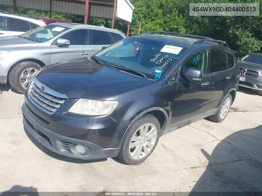 2013 Subaru Tribeca 3.6R Limited VIN: 4S4WX9GD4D4400513 Lot: 45265411