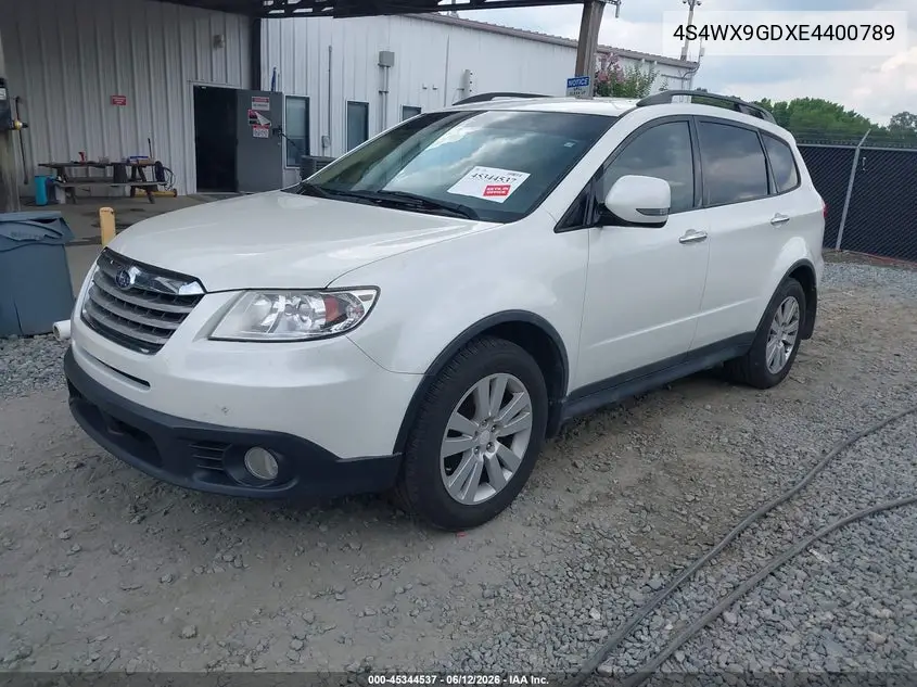 2014 Subaru Tribeca 3.6R Limited VIN: 4S4WX9GDXE4400789 Lot: 45344537