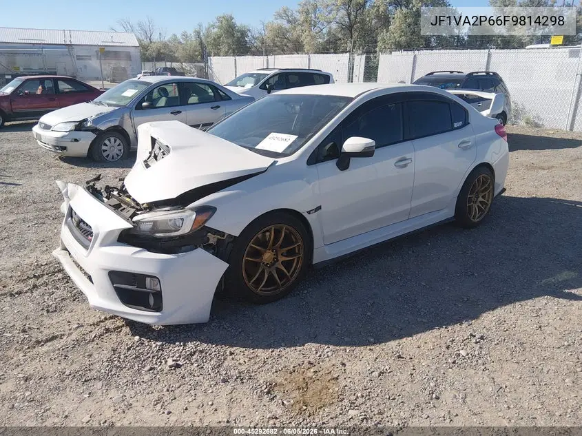 2015 Subaru Wrx Sti VIN: JF1VA2P66F9814298 Lot: 45292682