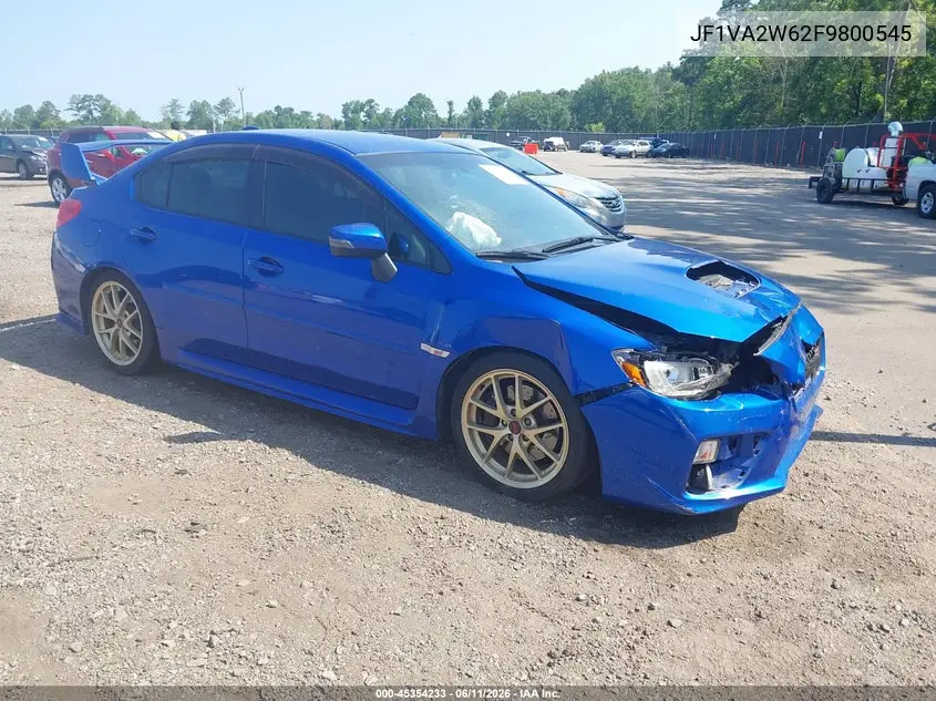 2015 Subaru Wrx Sti Launch Edition VIN: JF1VA2W62F9800545 Lot: 45354233