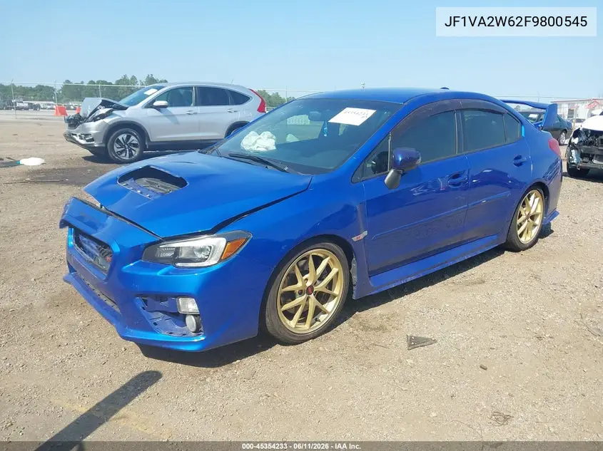 2015 Subaru Wrx Sti Launch Edition VIN: JF1VA2W62F9800545 Lot: 45354233
