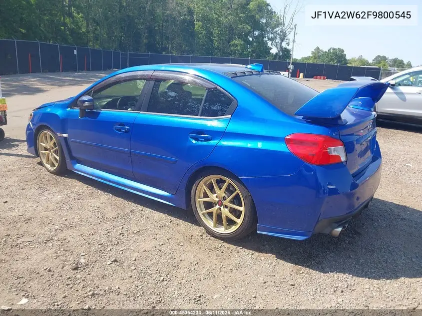 2015 Subaru Wrx Sti Launch Edition VIN: JF1VA2W62F9800545 Lot: 45354233