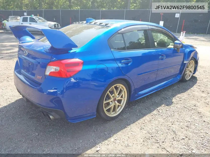 2015 Subaru Wrx Sti Launch Edition VIN: JF1VA2W62F9800545 Lot: 45354233