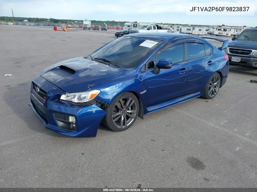 2015 Subaru Wrx Sti VIN: JF1VA2P60F9823837 Lot: 45375094