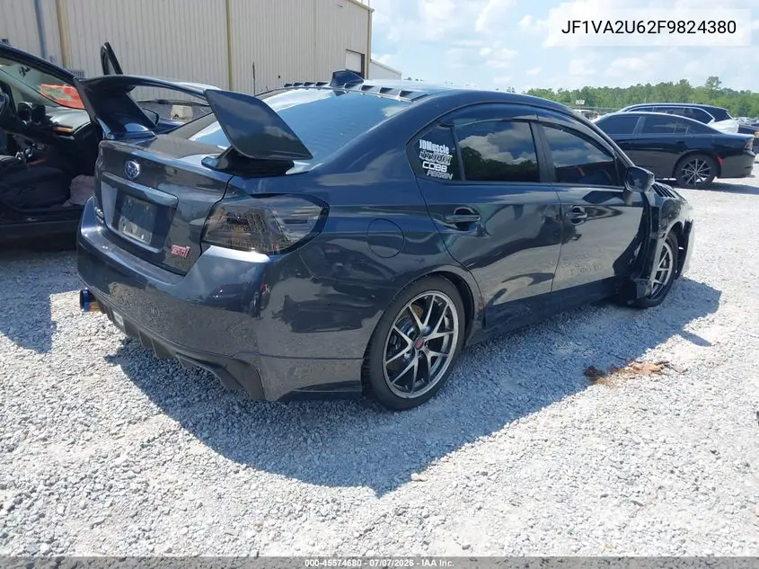 2015 Subaru Wrx Sti Limited VIN: JF1VA2U62F9824380 Lot: 45574680
