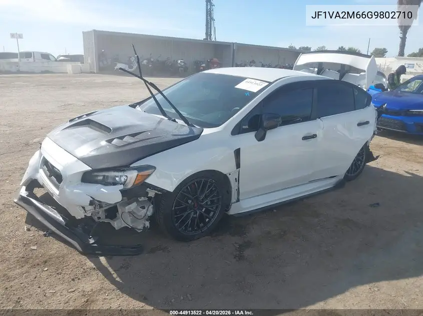 2016 Subaru Wrx Sti VIN: JF1VA2M66G9802710 Lot: 44913522
