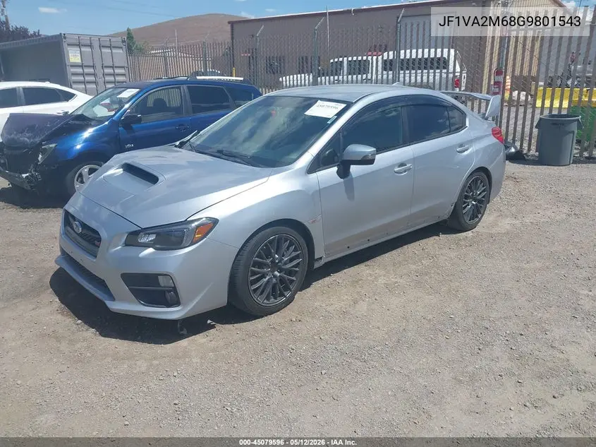 2016 Subaru Wrx Sti VIN: JF1VA2M68G9801543 Lot: 45079596