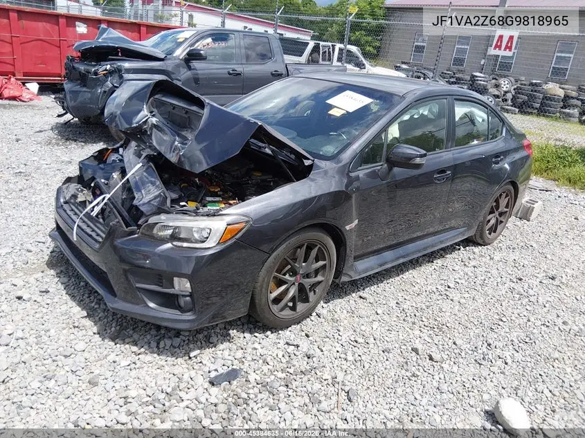 2016 Subaru Wrx Sti Limited VIN: JF1VA2Z68G9818965 Lot: 45384635
