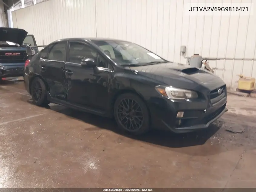 2016 Subaru Wrx Sti VIN: JF1VA2V69G9816471 Lot: 45429648