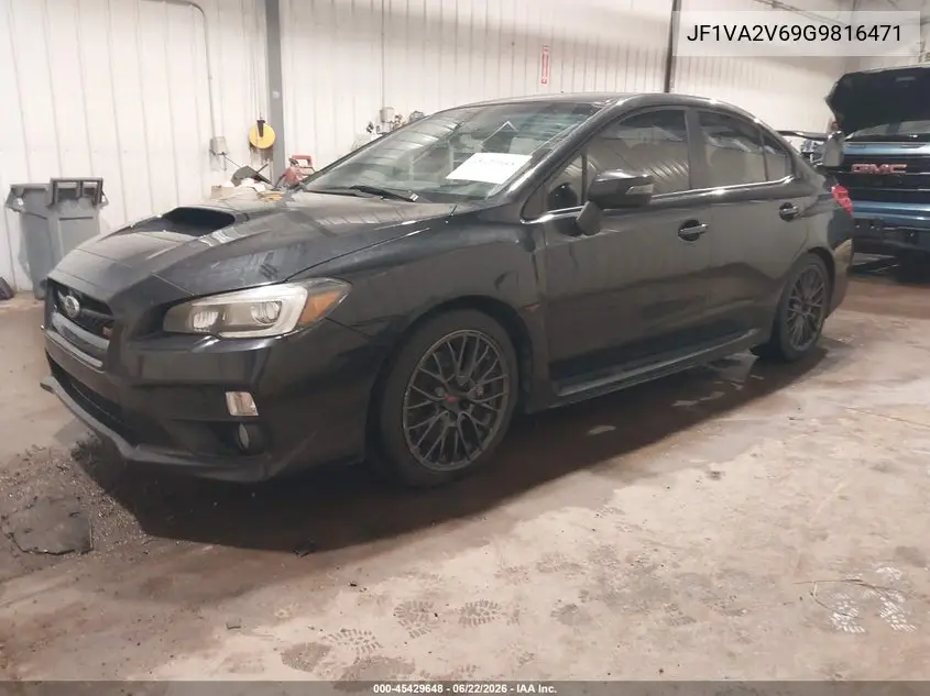 2016 Subaru Wrx Sti VIN: JF1VA2V69G9816471 Lot: 45429648