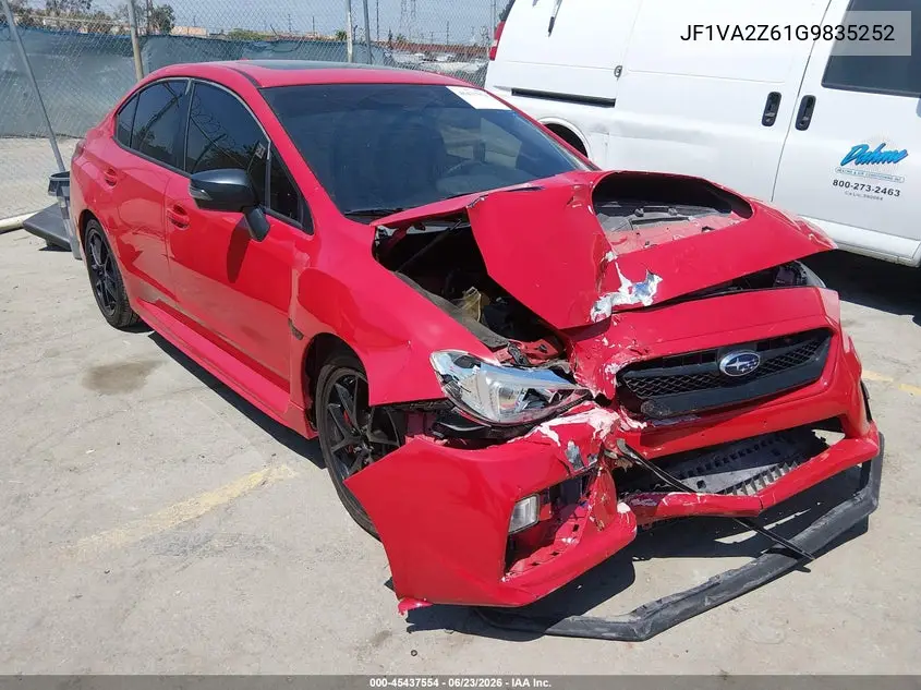 JF1VA2Z61G9835252 2016 Subaru Wrx Sti Limited