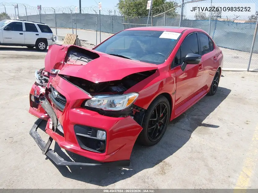 JF1VA2Z61G9835252 2016 Subaru Wrx Sti Limited