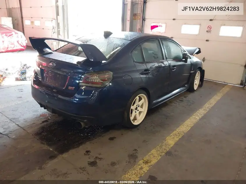 2017 Subaru Wrx Sti VIN: JF1VA2V62H9824283 Lot: 44320015