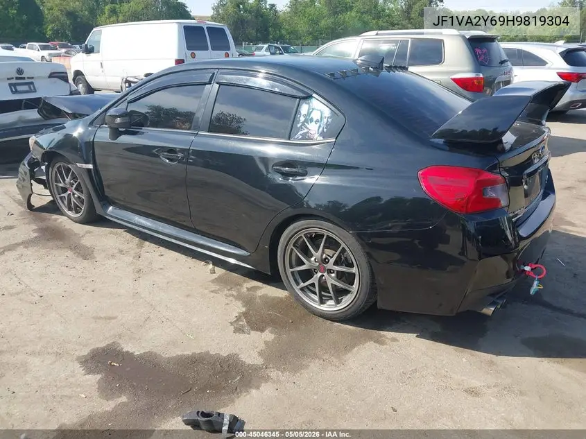 2017 Subaru Wrx Sti Limited VIN: JF1VA2Y69H9819304 Lot: 45046345