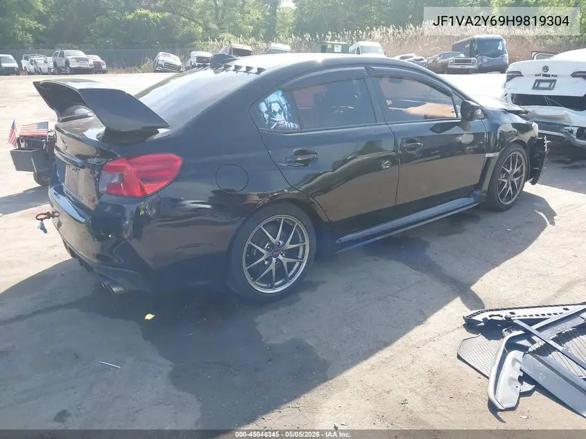 2017 Subaru Wrx Sti Limited VIN: JF1VA2Y69H9819304 Lot: 45046345