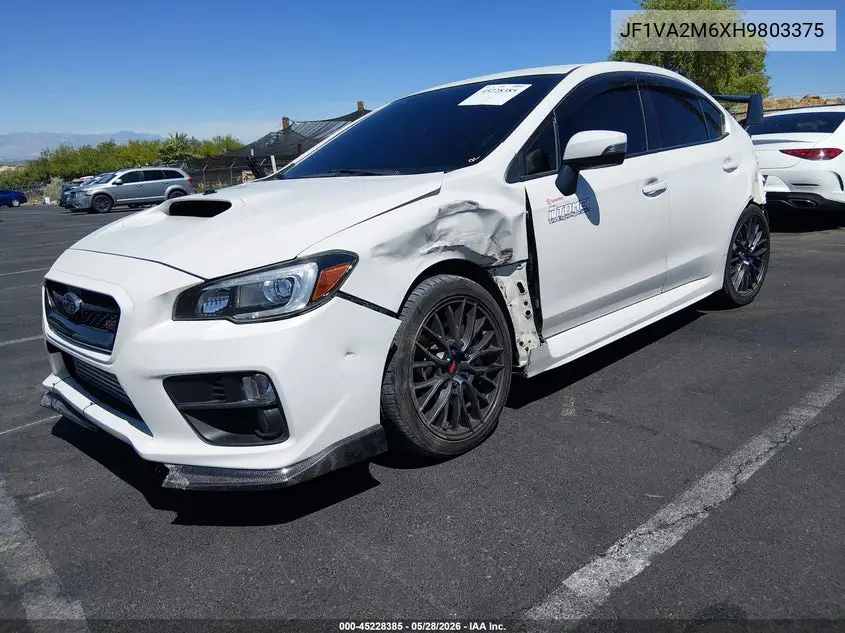 2017 Subaru Wrx Sti VIN: JF1VA2M6XH9803375 Lot: 45228385