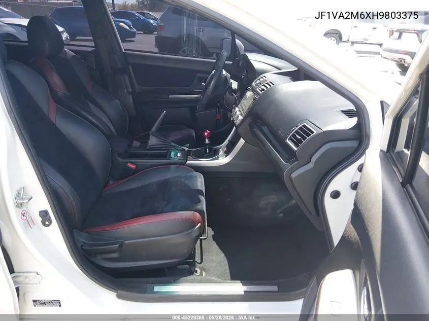 2017 Subaru Wrx Sti VIN: JF1VA2M6XH9803375 Lot: 45228385