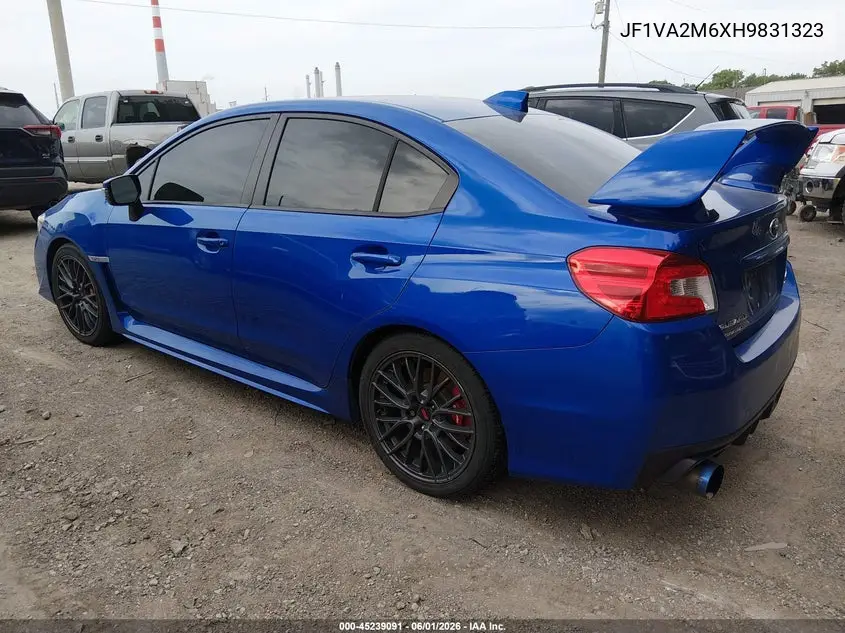 2017 Subaru Wrx Sti VIN: JF1VA2M6XH9831323 Lot: 45239091
