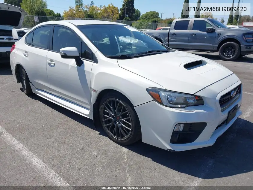 2017 Subaru Wrx Sti VIN: JF1VA2M68H9809420 Lot: 45628611