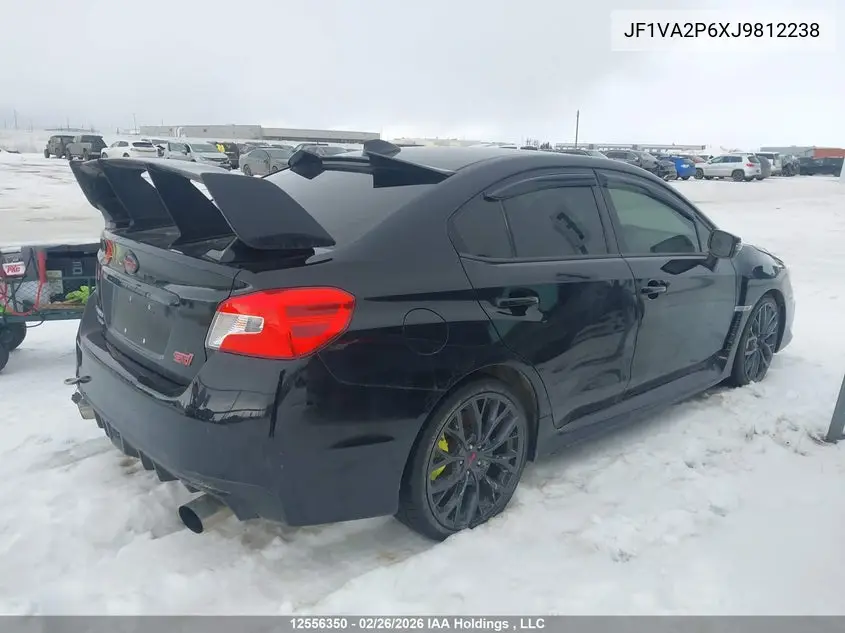2018 Subaru Wrx Sti Sport VIN: JF1VA2P6XJ9812238 Lot: 12556350x