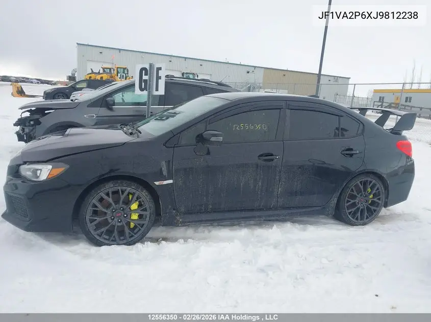 2018 Subaru Wrx Sti Sport VIN: JF1VA2P6XJ9812238 Lot: 12556350x