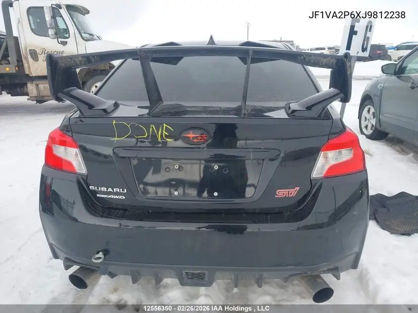 2018 Subaru Wrx Sti Sport VIN: JF1VA2P6XJ9812238 Lot: 12556350x