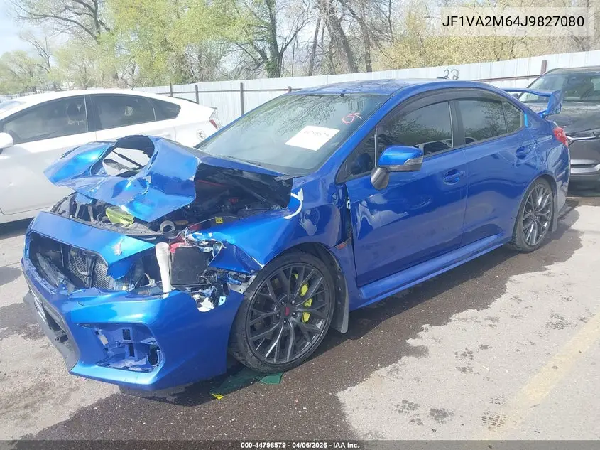 2018 Subaru Wrx Sti VIN: JF1VA2M64J9827080 Lot: 44798579