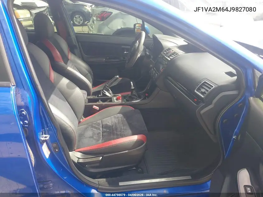 2018 Subaru Wrx Sti VIN: JF1VA2M64J9827080 Lot: 44798579