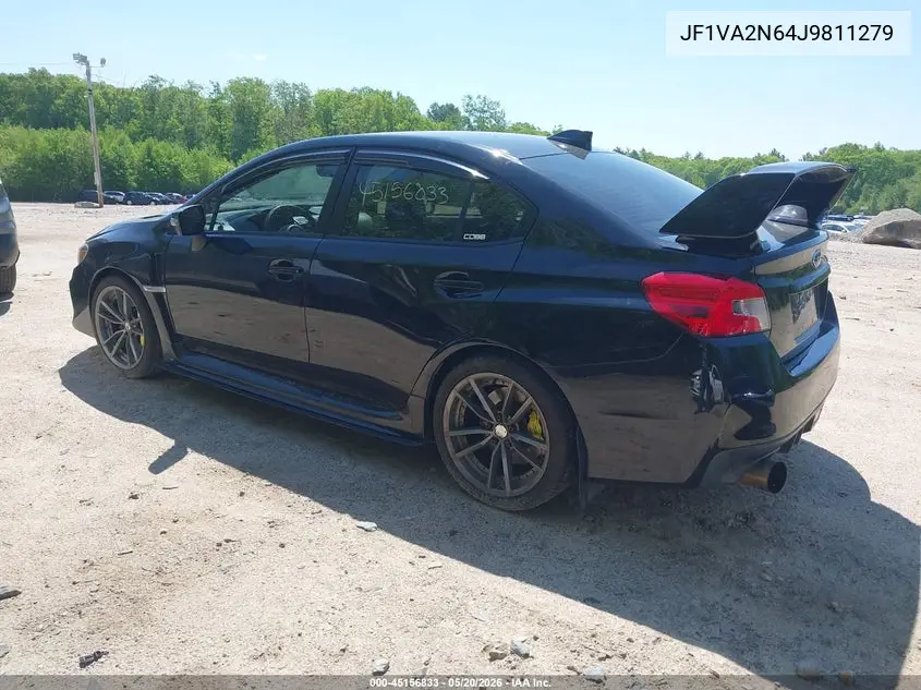 2018 Subaru Wrx Sti VIN: JF1VA2N64J9811279 Lot: 45156833