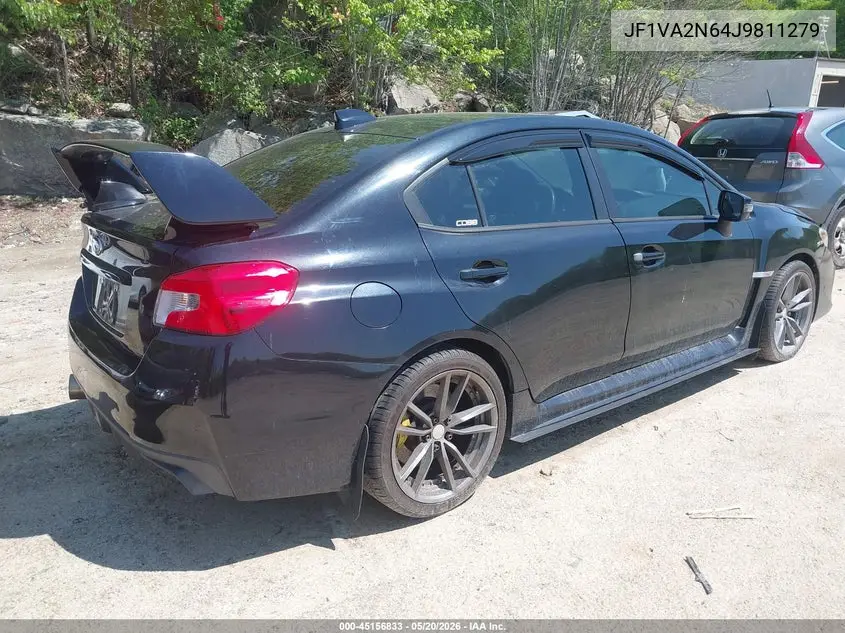 2018 Subaru Wrx Sti VIN: JF1VA2N64J9811279 Lot: 45156833