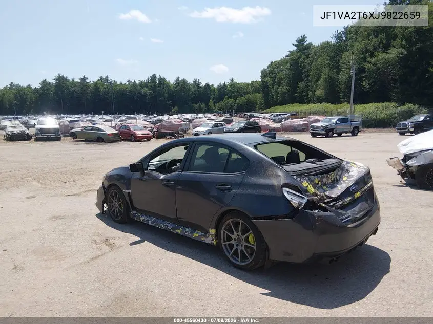 2018 Subaru Wrx Sti Limited VIN: JF1VA2T6XJ9822659 Lot: 45560430