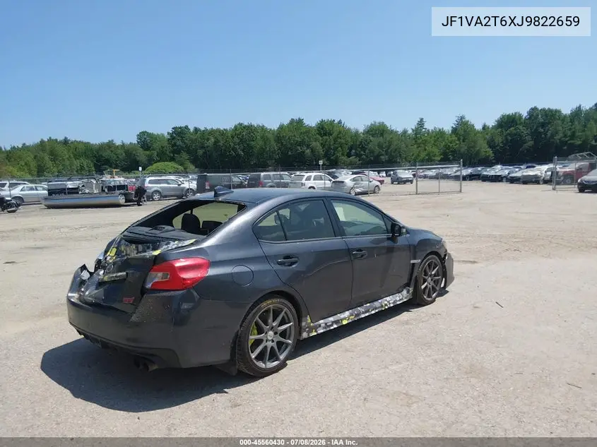 2018 Subaru Wrx Sti Limited VIN: JF1VA2T6XJ9822659 Lot: 45560430