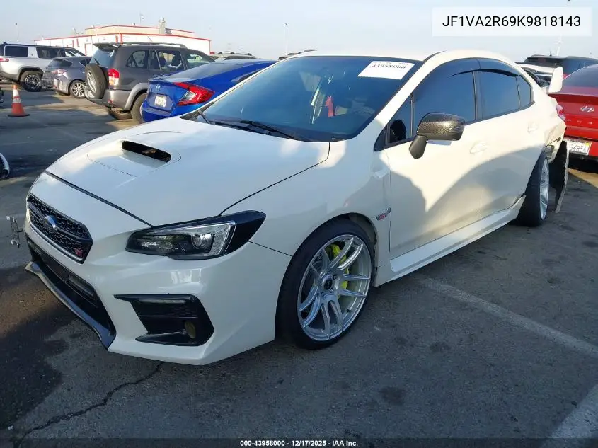 JF1VA2R69K9818143 2019 Subaru Wrx Sti