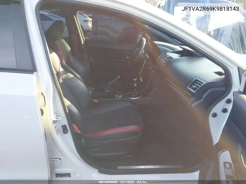 JF1VA2R69K9818143 2019 Subaru Wrx Sti