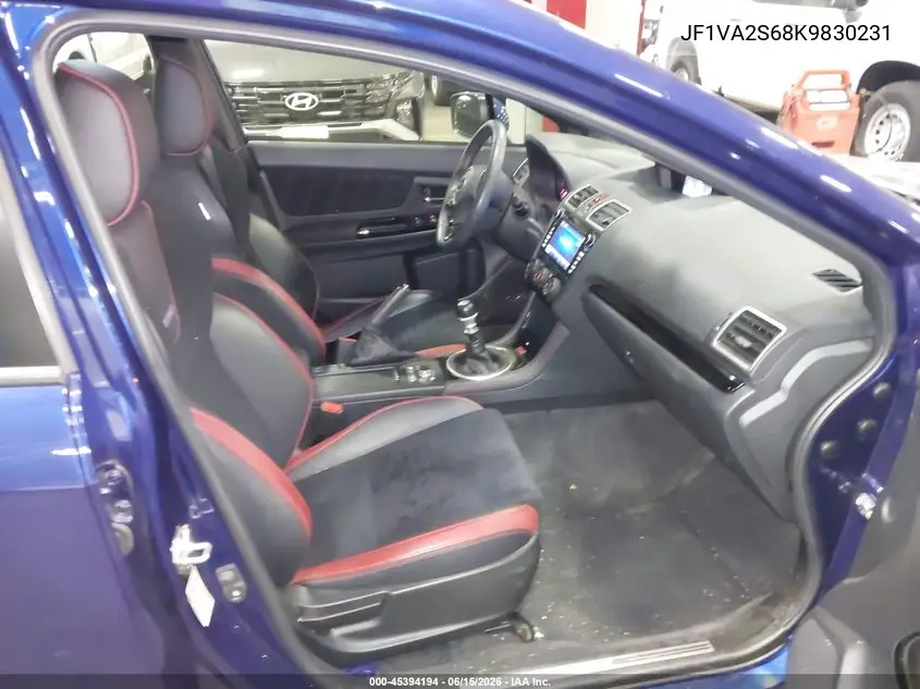 2019 Subaru Wrx Sti VIN: JF1VA2S68K9830231 Lot: 45394194