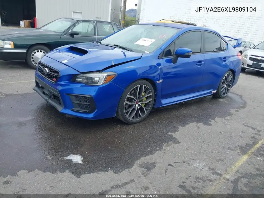 2020 Subaru Wrx Sti VIN: JF1VA2E6XL9809104 Lot: 44847363