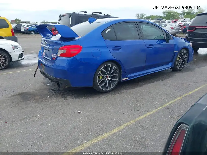 2020 Subaru Wrx Sti VIN: JF1VA2E6XL9809104 Lot: 44847363