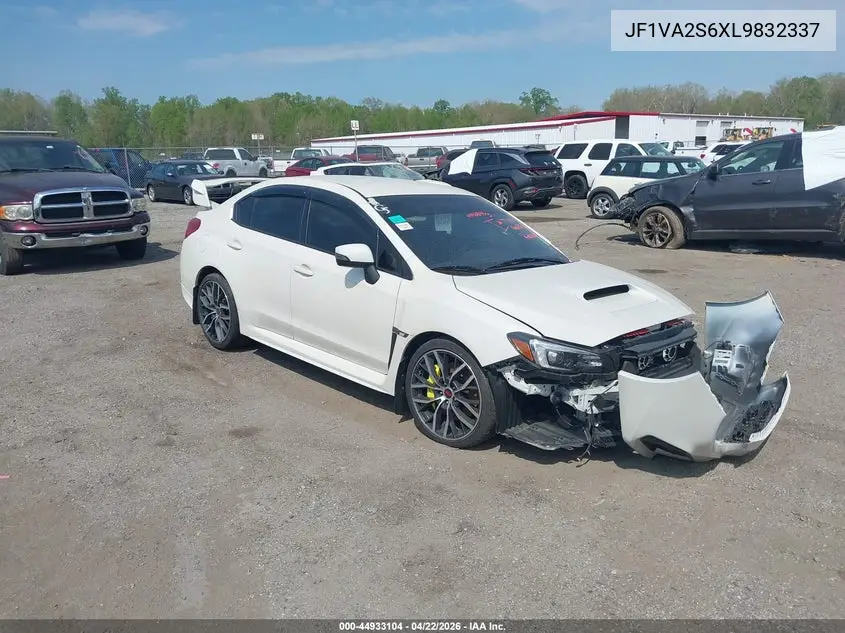 2020 Subaru Wrx Sti VIN: JF1VA2S6XL9832337 Lot: 44933104