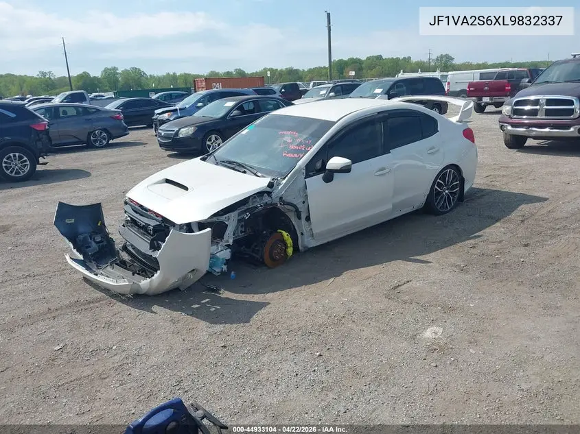 2020 Subaru Wrx Sti VIN: JF1VA2S6XL9832337 Lot: 44933104