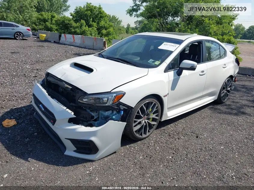 2020 Subaru Wrx Sti Limited VIN: JF1VA2V63L9822339 Lot: 45272915