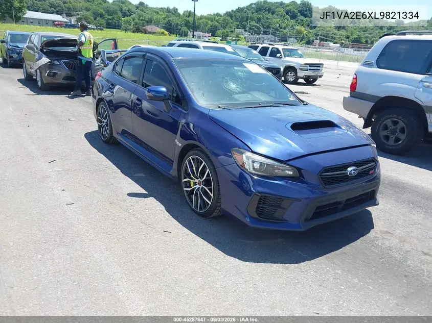 2020 Subaru Wrx Sti VIN: JF1VA2E6XL9821334 Lot: 45287647