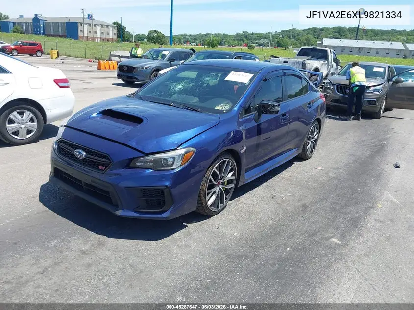 2020 Subaru Wrx Sti VIN: JF1VA2E6XL9821334 Lot: 45287647